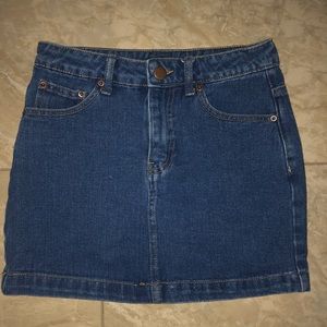 Denim Mini Skirt